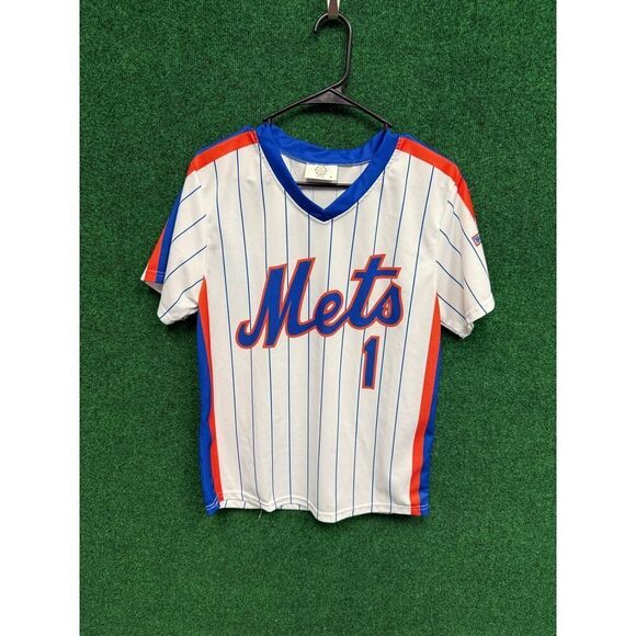 New York Met's Giveaway Mookie Wilson Vtg/Retro style Jersey Sz Medium Unisex - Picture 1 of 6